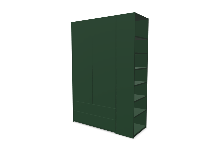 Muller Modular Plus Wardrobe - Combination 3 RAL Colours