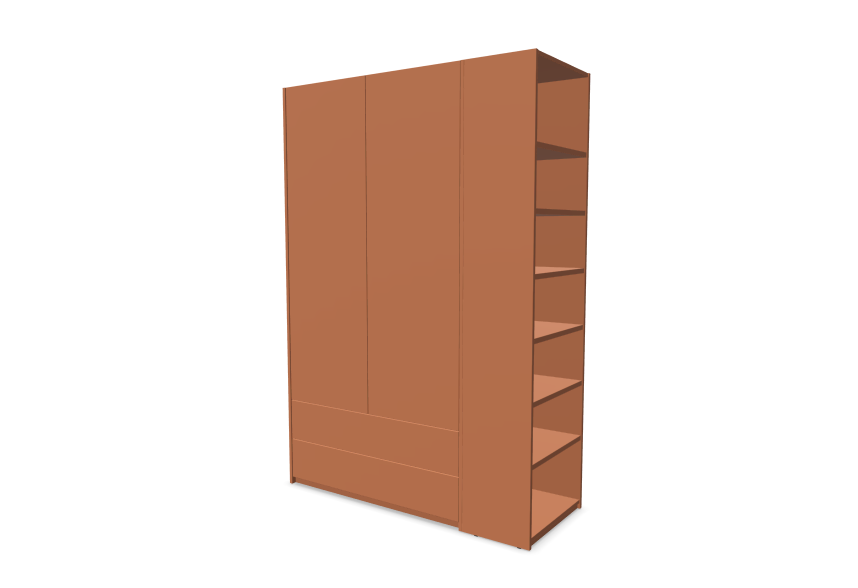 Muller Modular Plus Wardrobe - Combination 4 RAL Colours