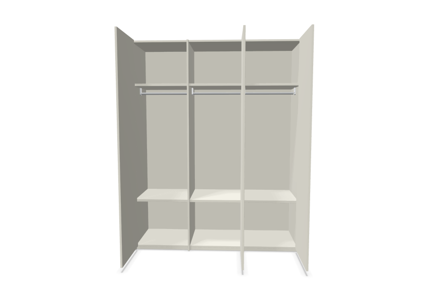 Muller Modular Plus Wardrobe - Combination 4 RAL Colours