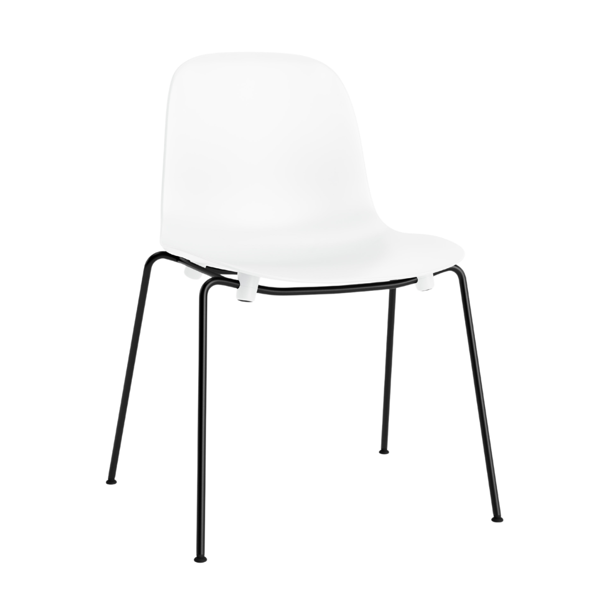Normann Copenhagen Form Chair - Stacking Black Steel