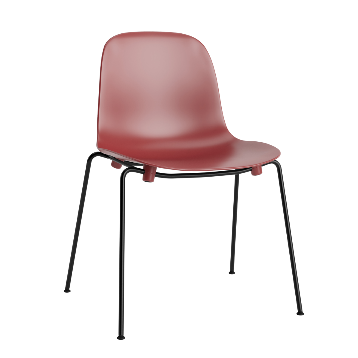 Normann Copenhagen Form Chair - Stacking Black Steel