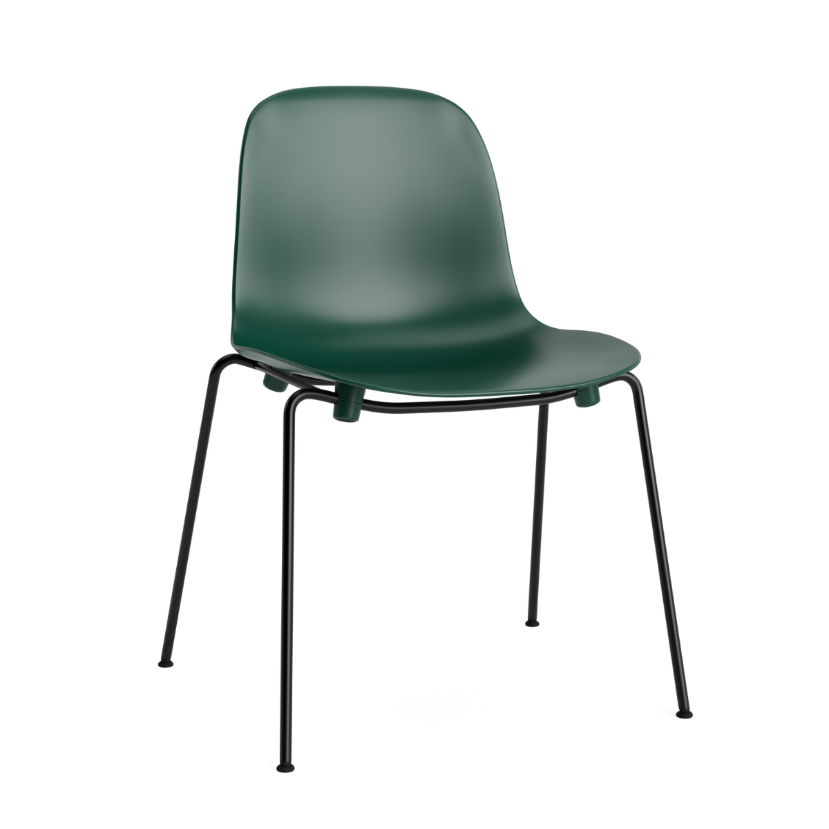 Normann Copenhagen Form Chair - Stacking Black Steel