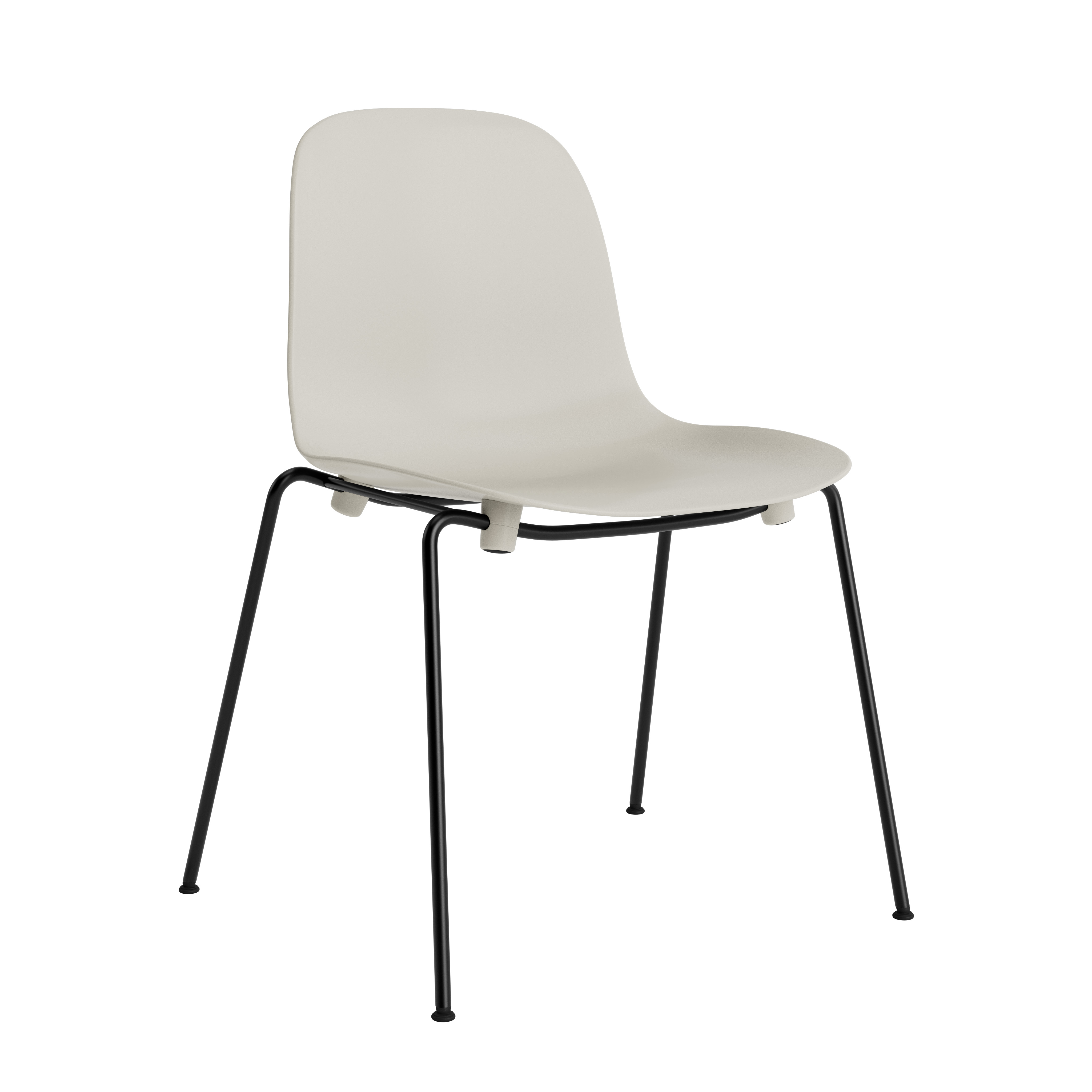 Normann Copenhagen Form Chair - Stacking Black Steel