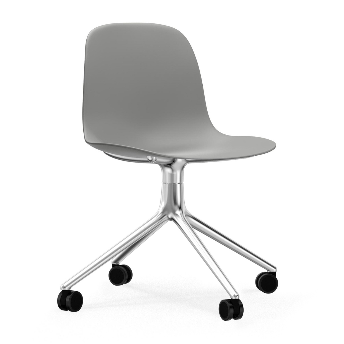 Normann Copenhagen Form 4W Swivel Chair - Alu