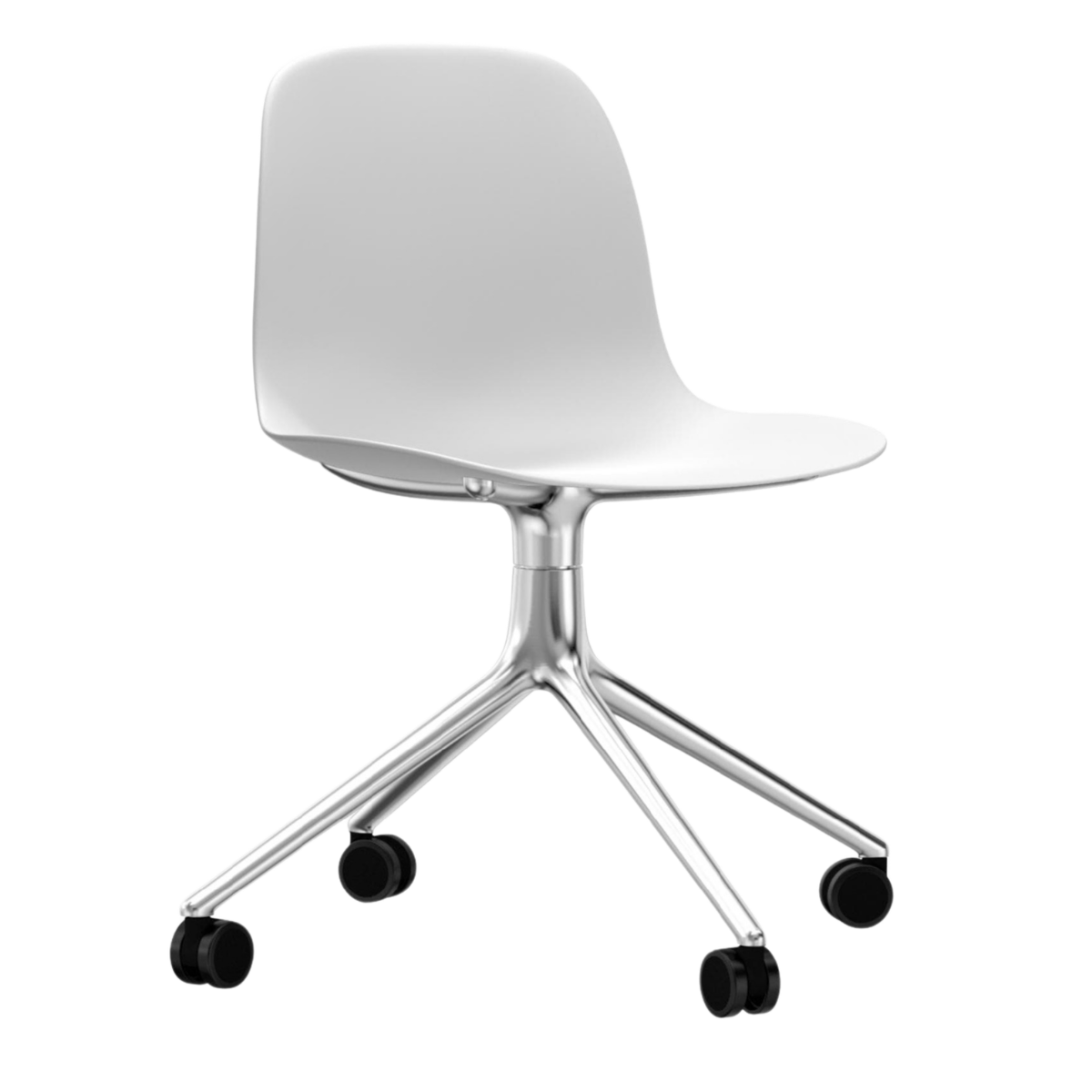 Normann Copenhagen Form 4W Swivel Chair - Alu