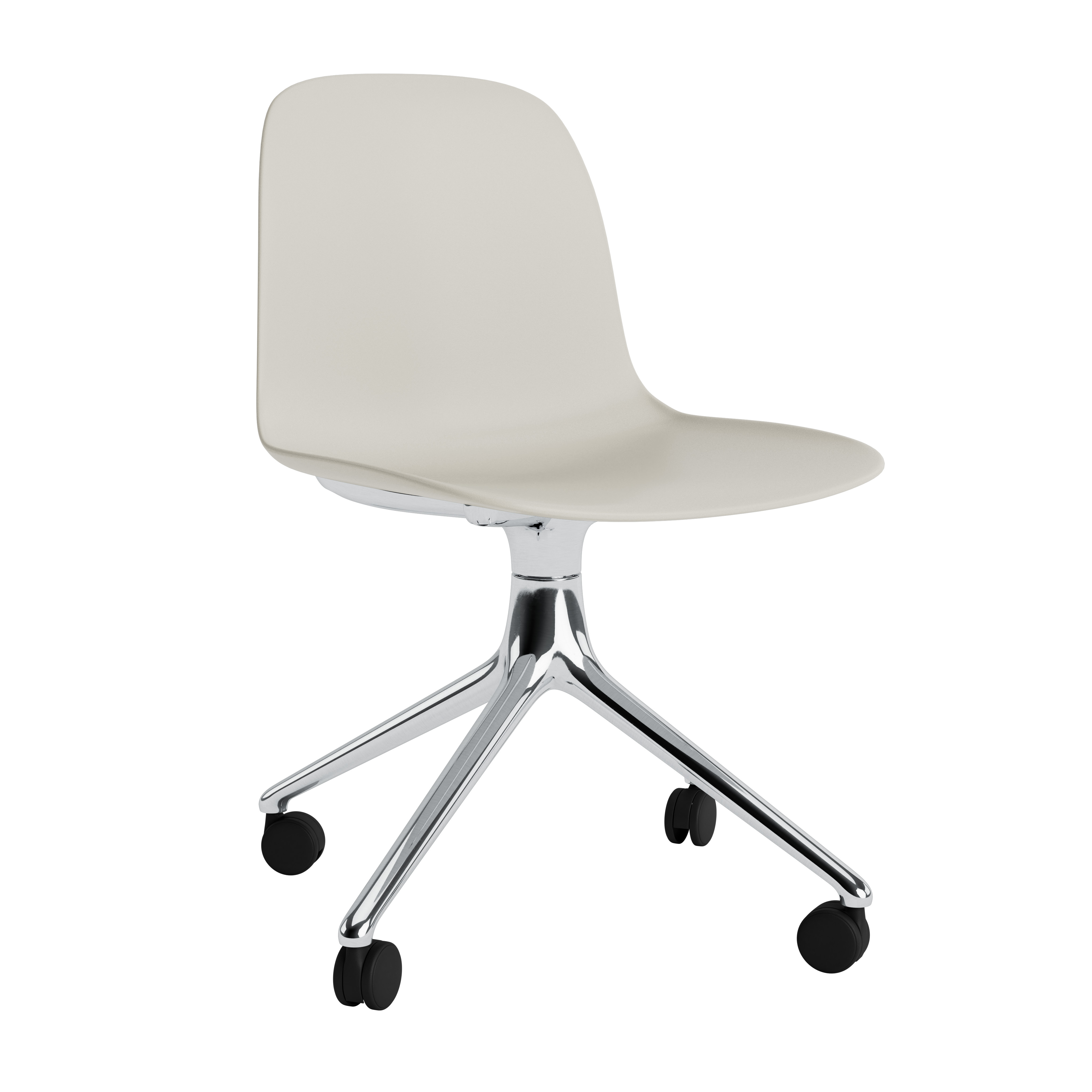 Normann Copenhagen Form 4W Swivel Chair - Alu