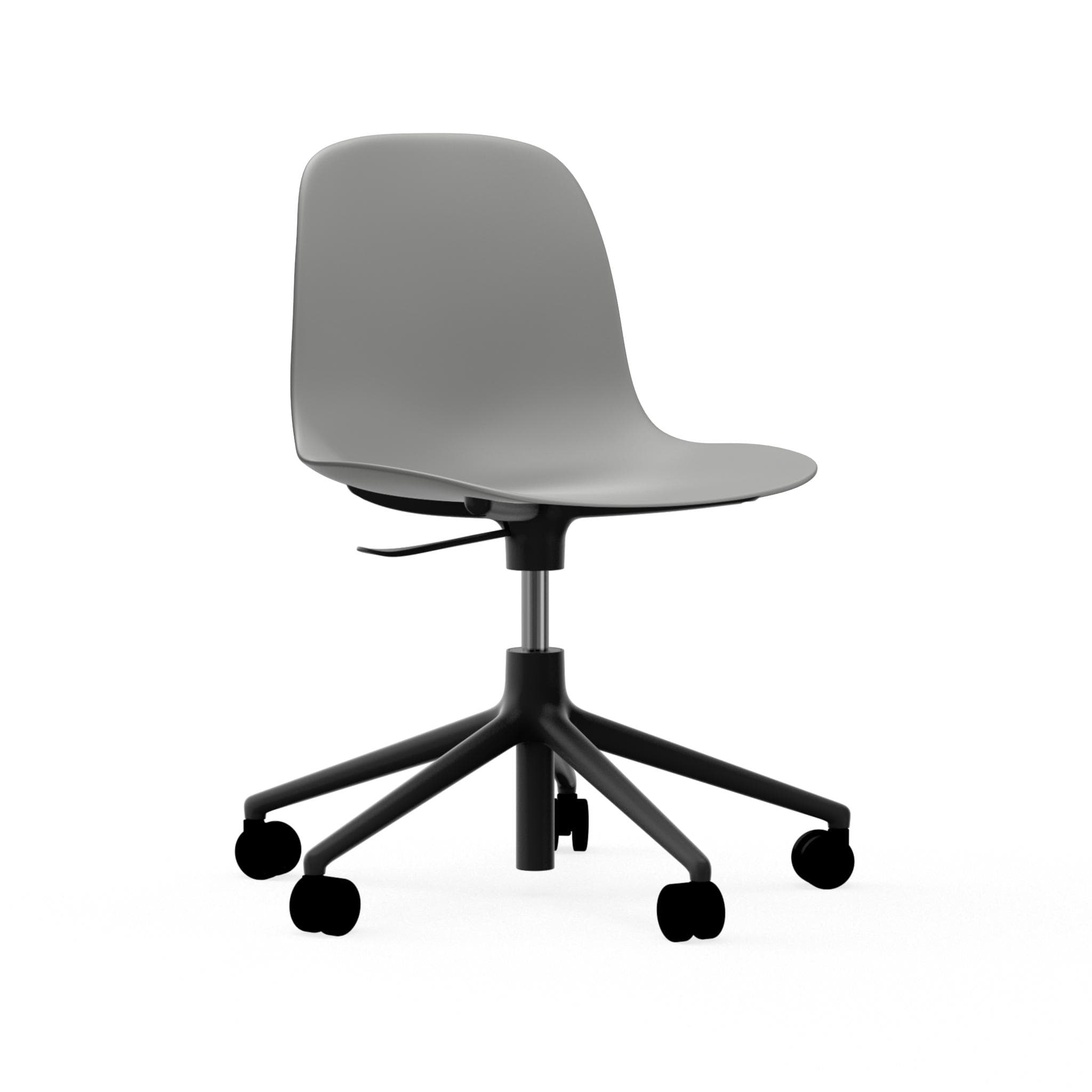 Normann Copenhagen Form 5W Gas Lift Swivel Chair - Black Alu