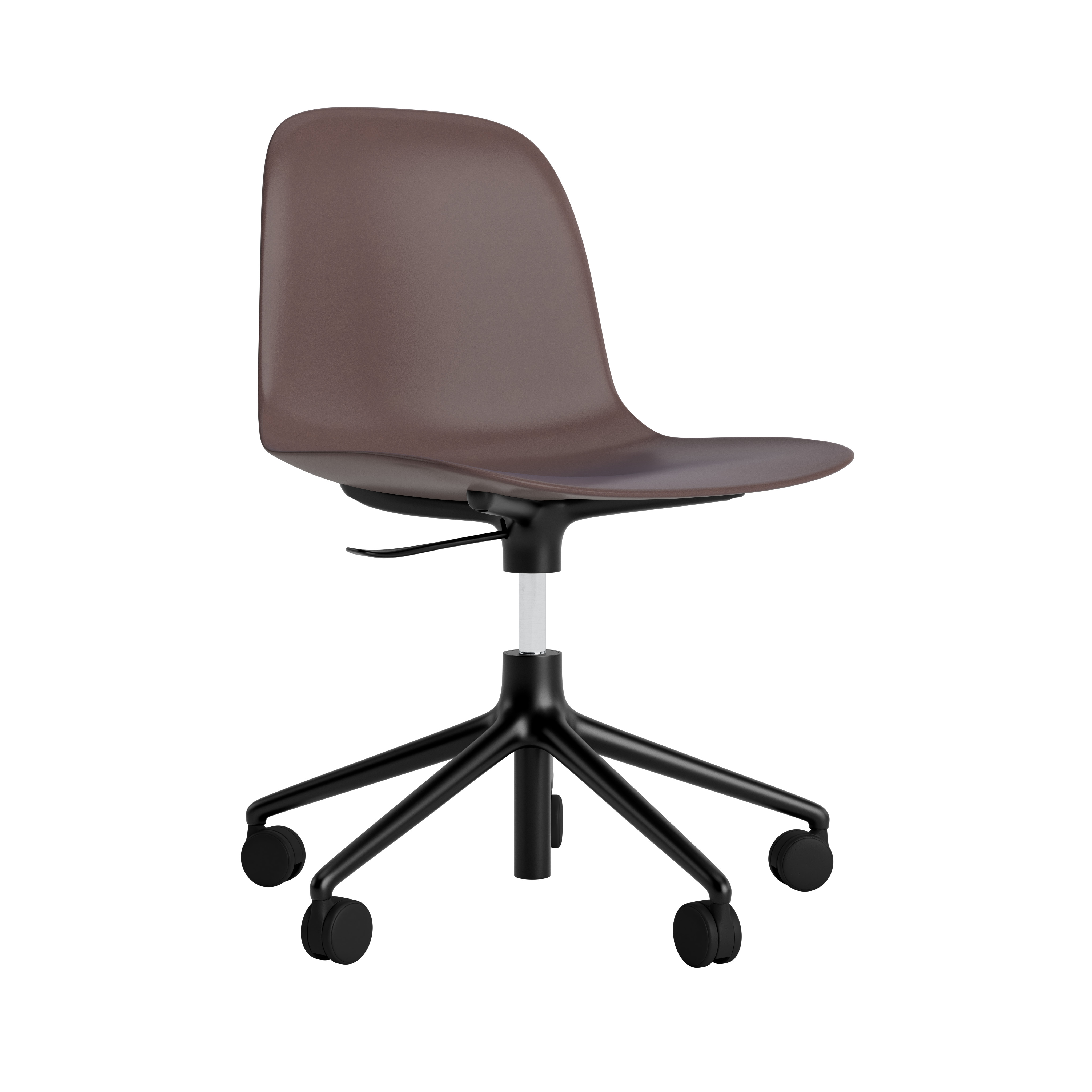 Normann Copenhagen Form 5W Gas Lift Swivel Chair - Black Alu