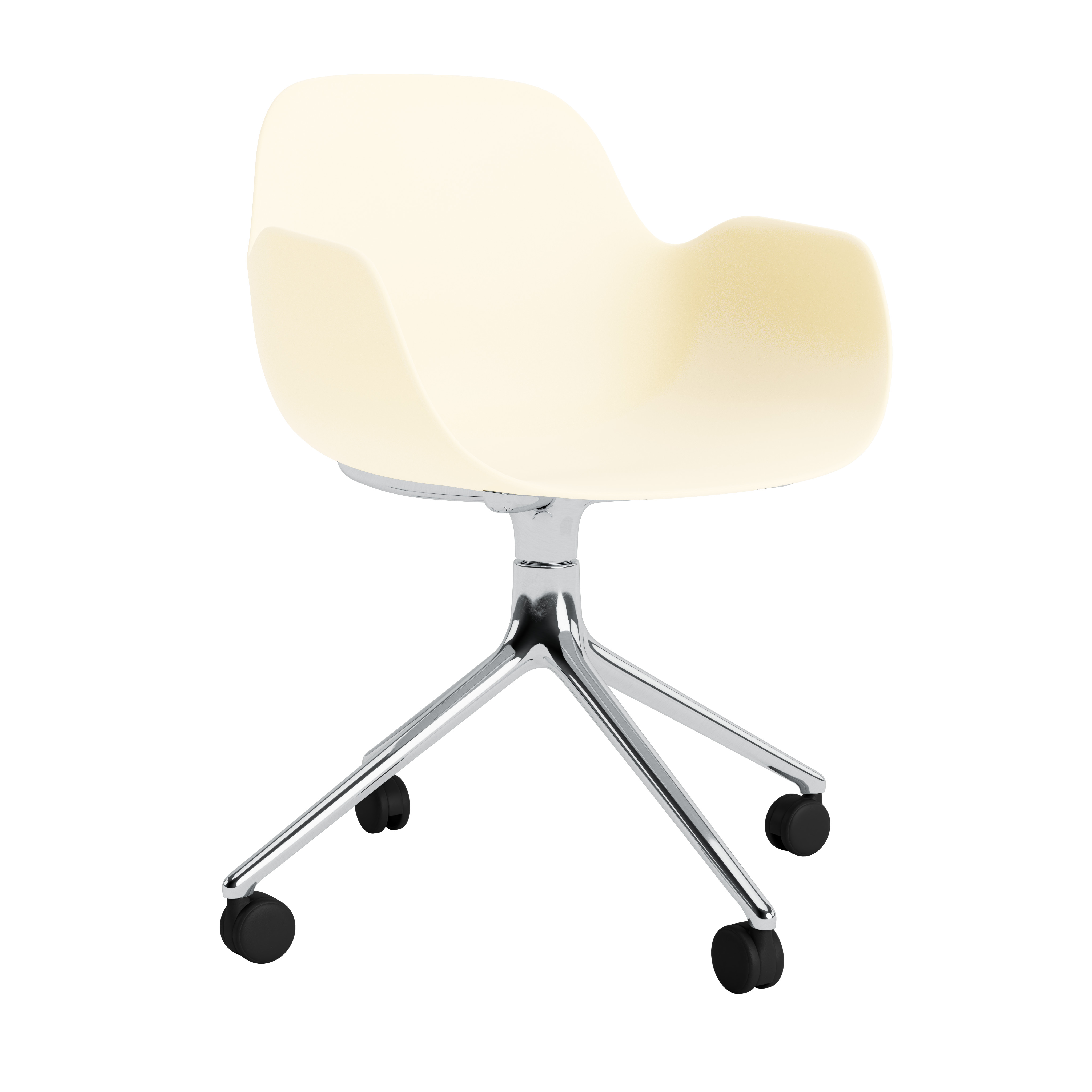 Normann Copenhagen Form 4W Swivel Armchair - Alu