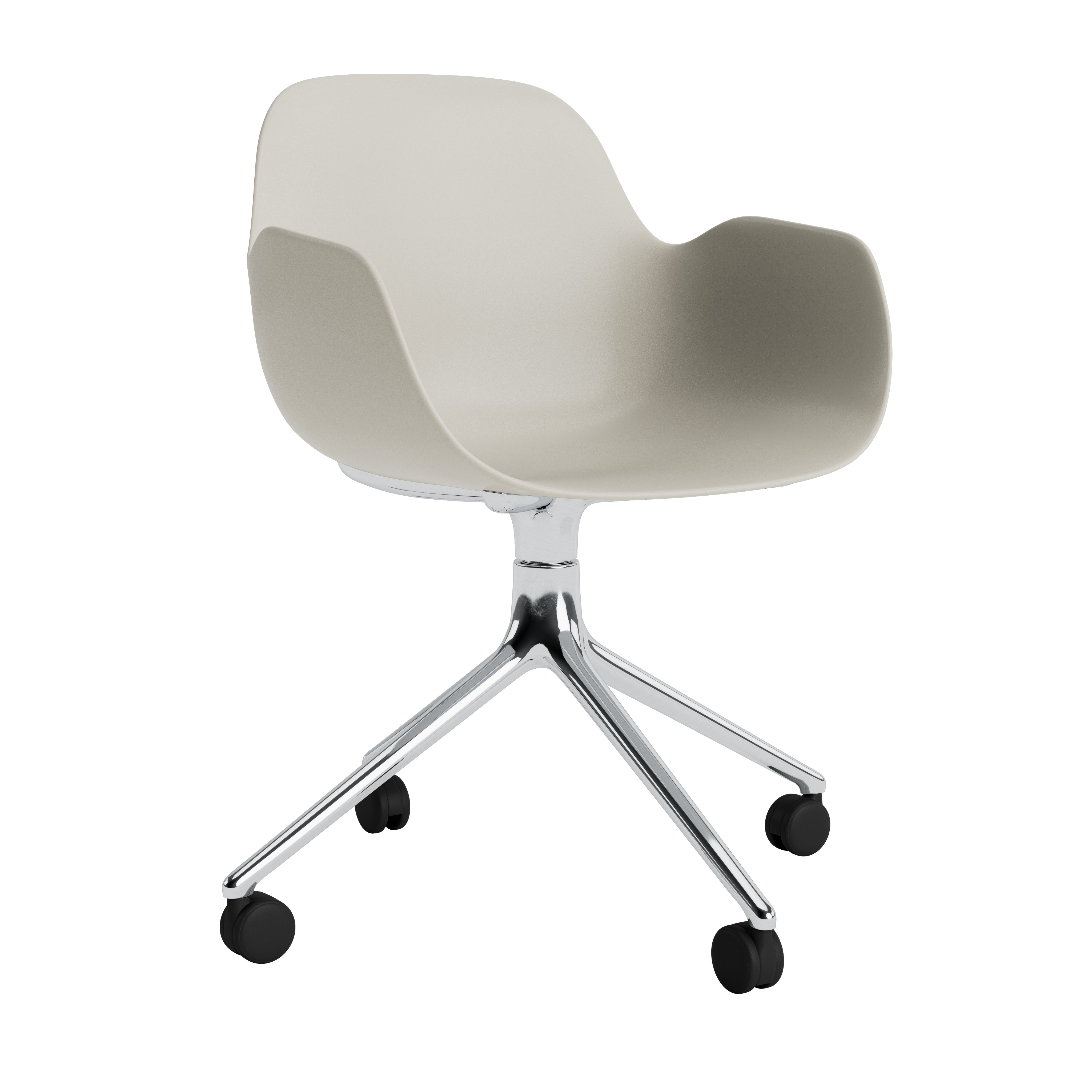 Normann Copenhagen Form 4W Swivel Armchair - Alu