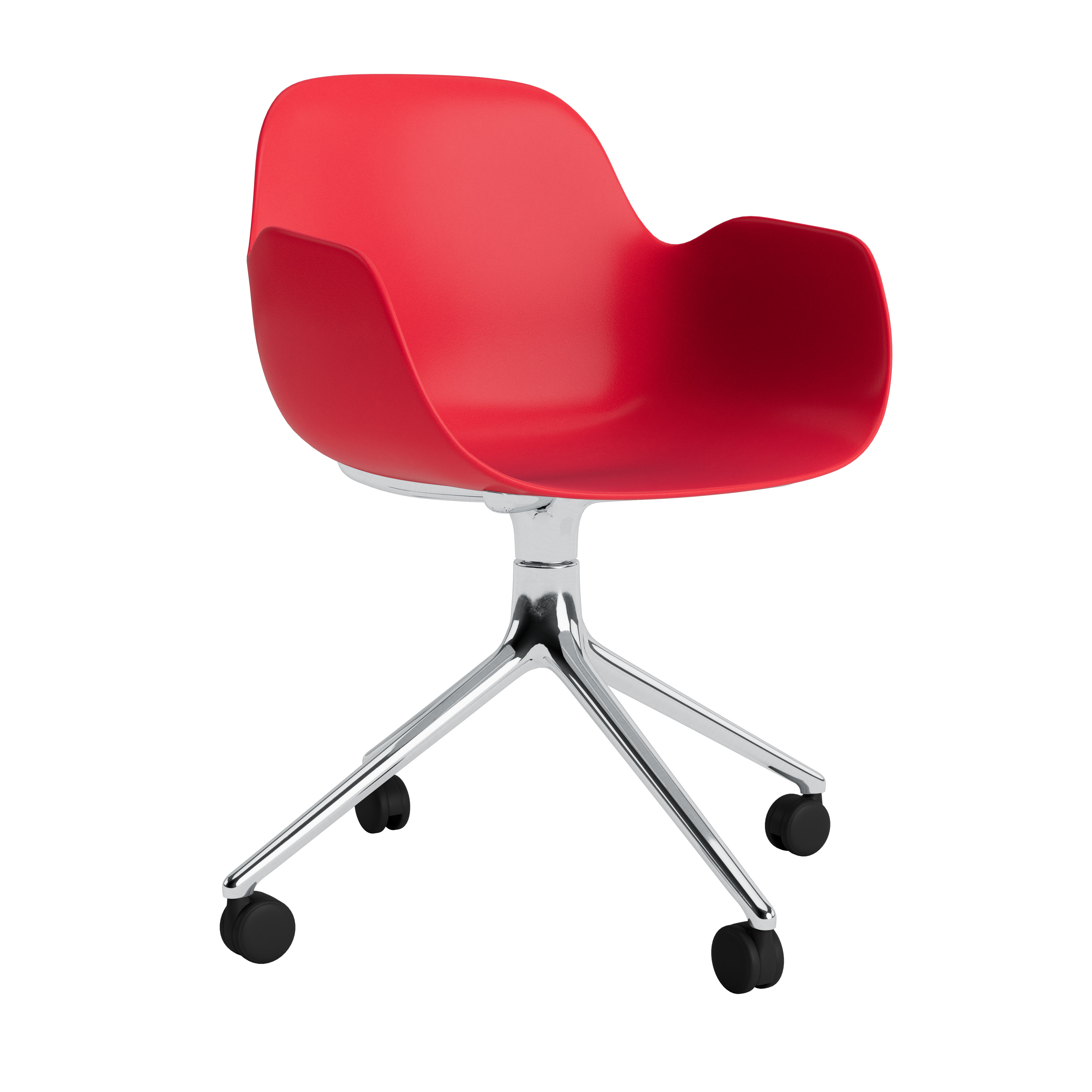 Normann Copenhagen Form 4W Swivel Armchair - Alu