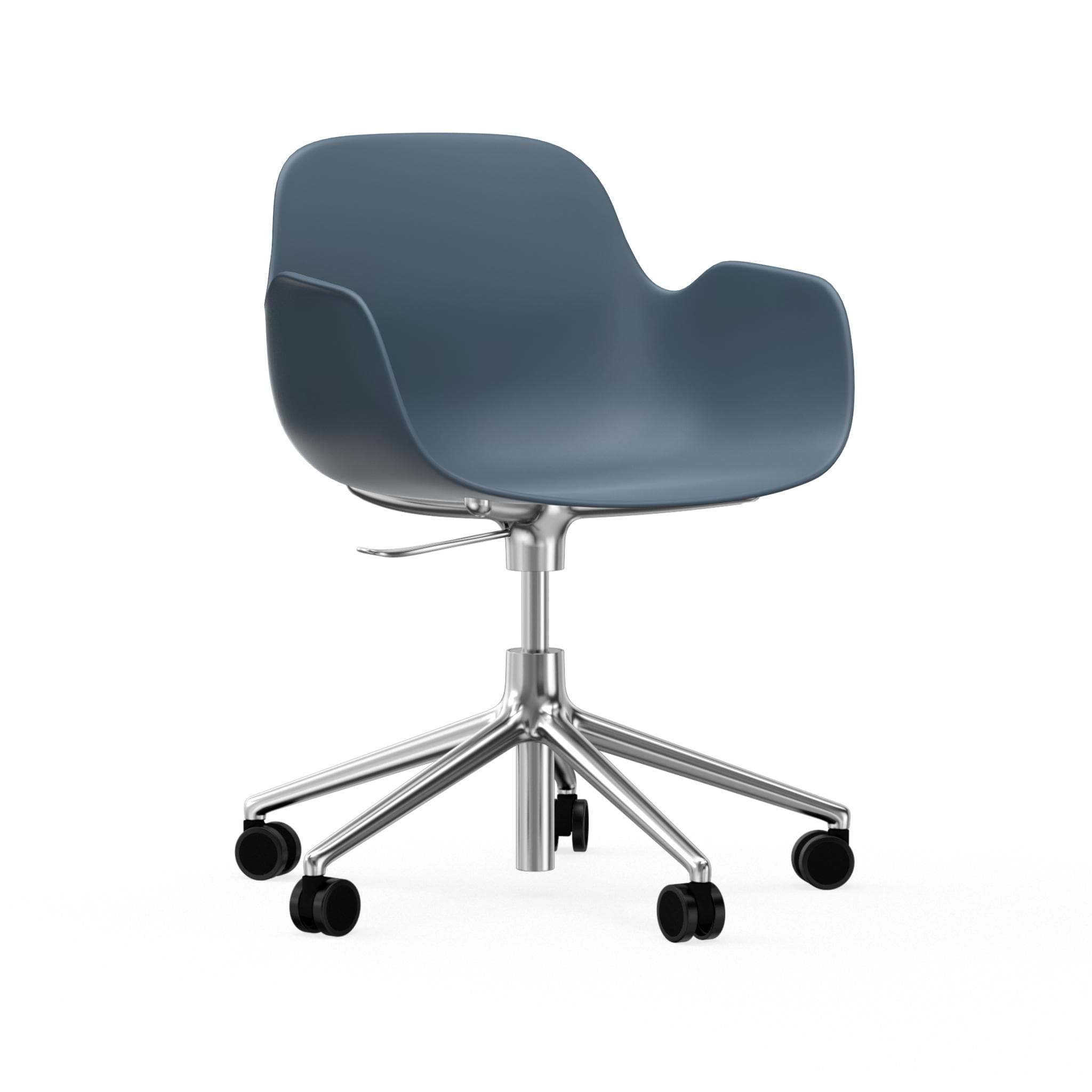 Normann Copenhagen Form 5W Gas Lift Swivel Armchair - Alu