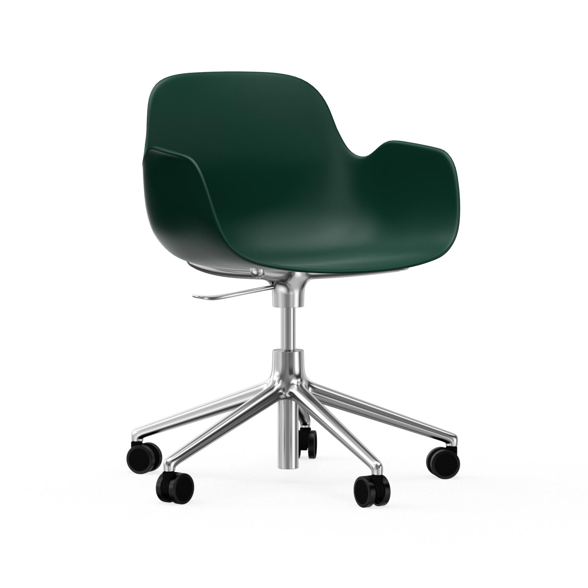 Normann Copenhagen Form 5W Gas Lift Swivel Armchair - Alu