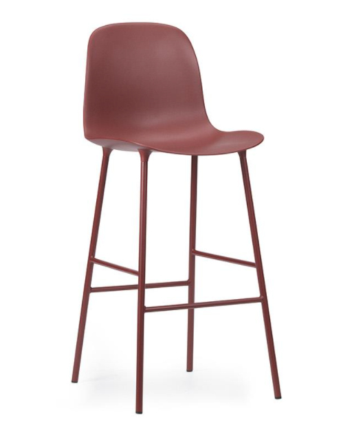Normann Copenhagen Form 65cm Bar Chair - Steel