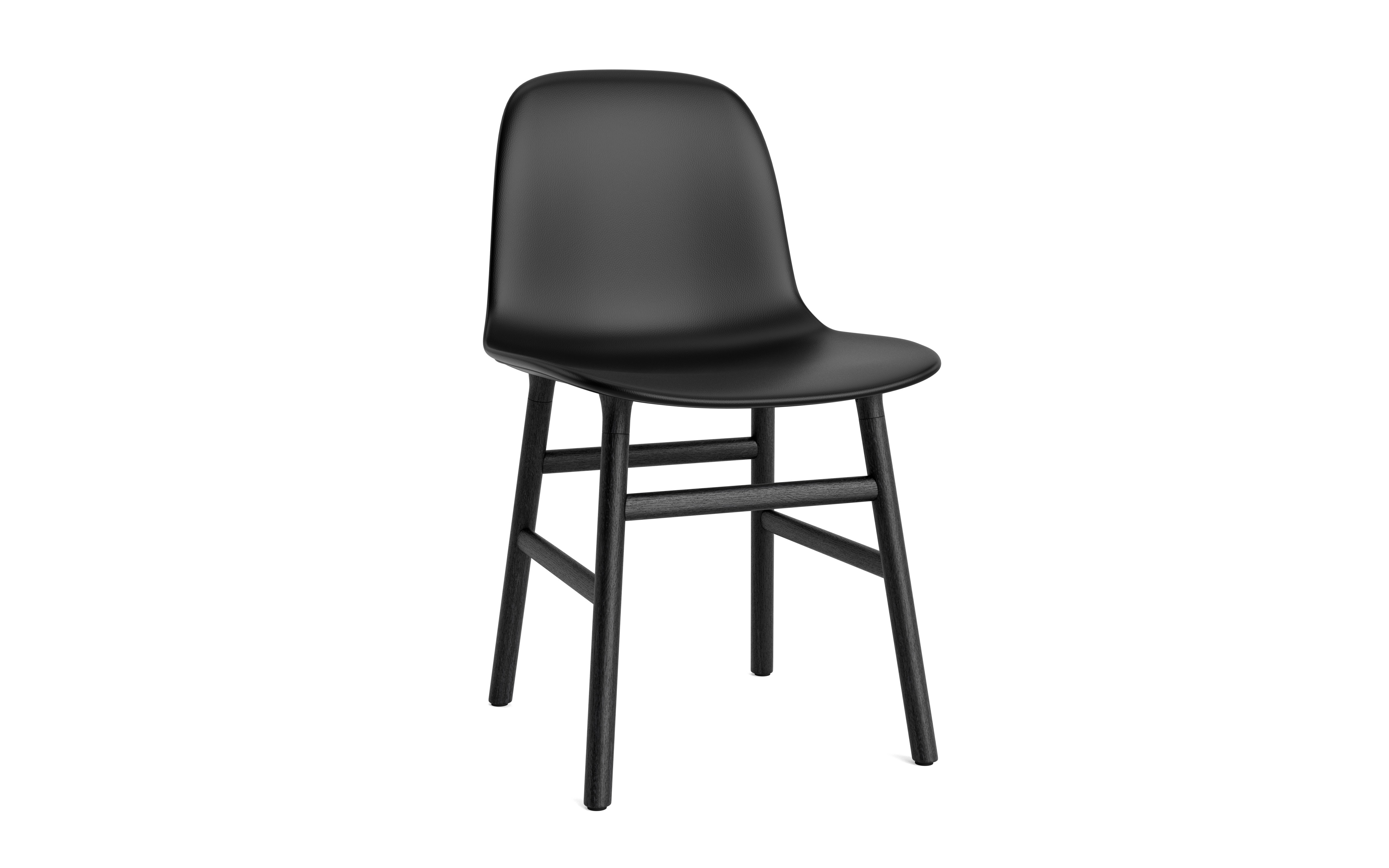 Normann Copenhagen Form Upholstered Chair - Black Oak