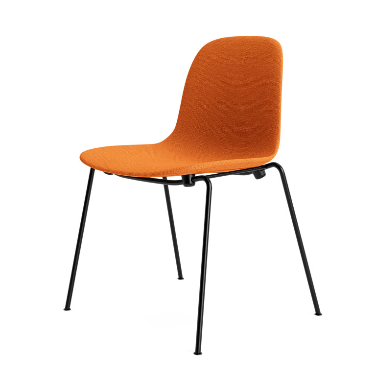 Normann Copenhagen Form Upholstered Stacking Chair -  Steel