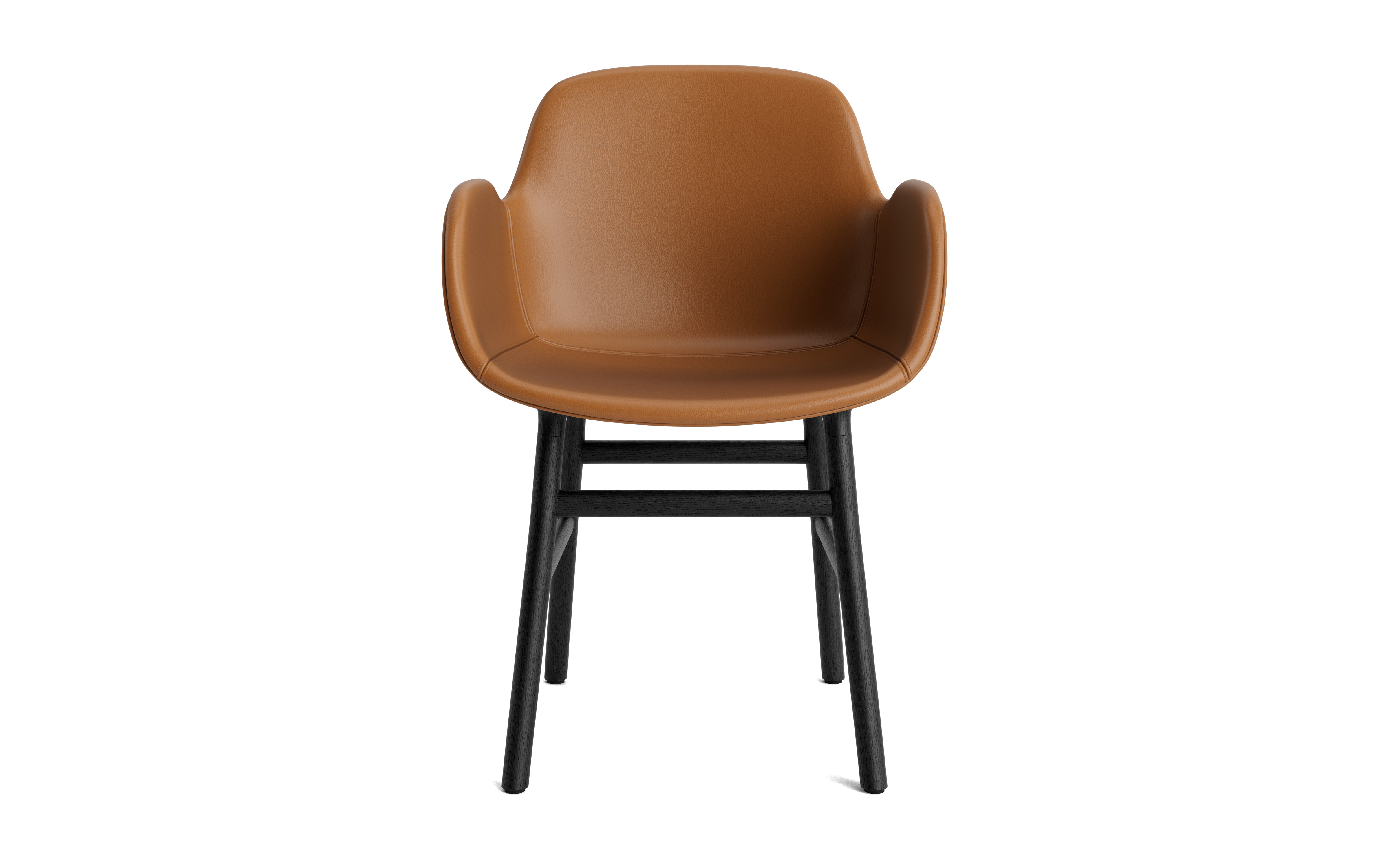 Normann Copenhagen Form Upholstered Armchair - Black Oak
