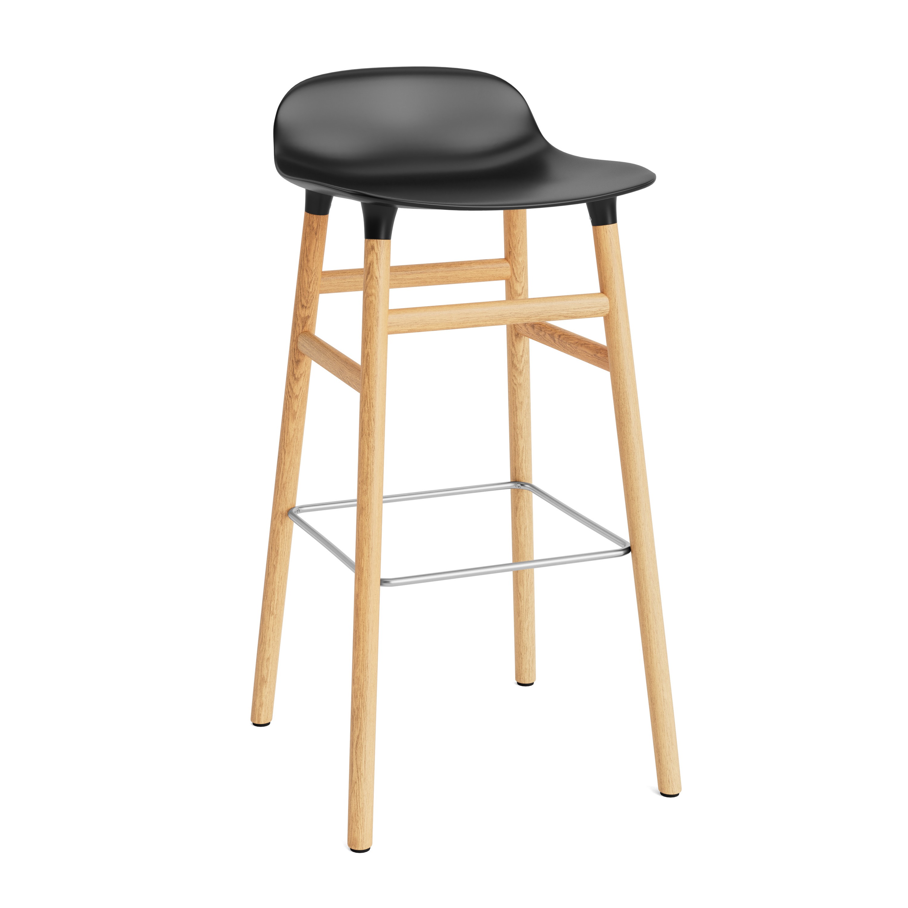 Normann Copenhagen Form 65cm Upholstered Barstool - Oak