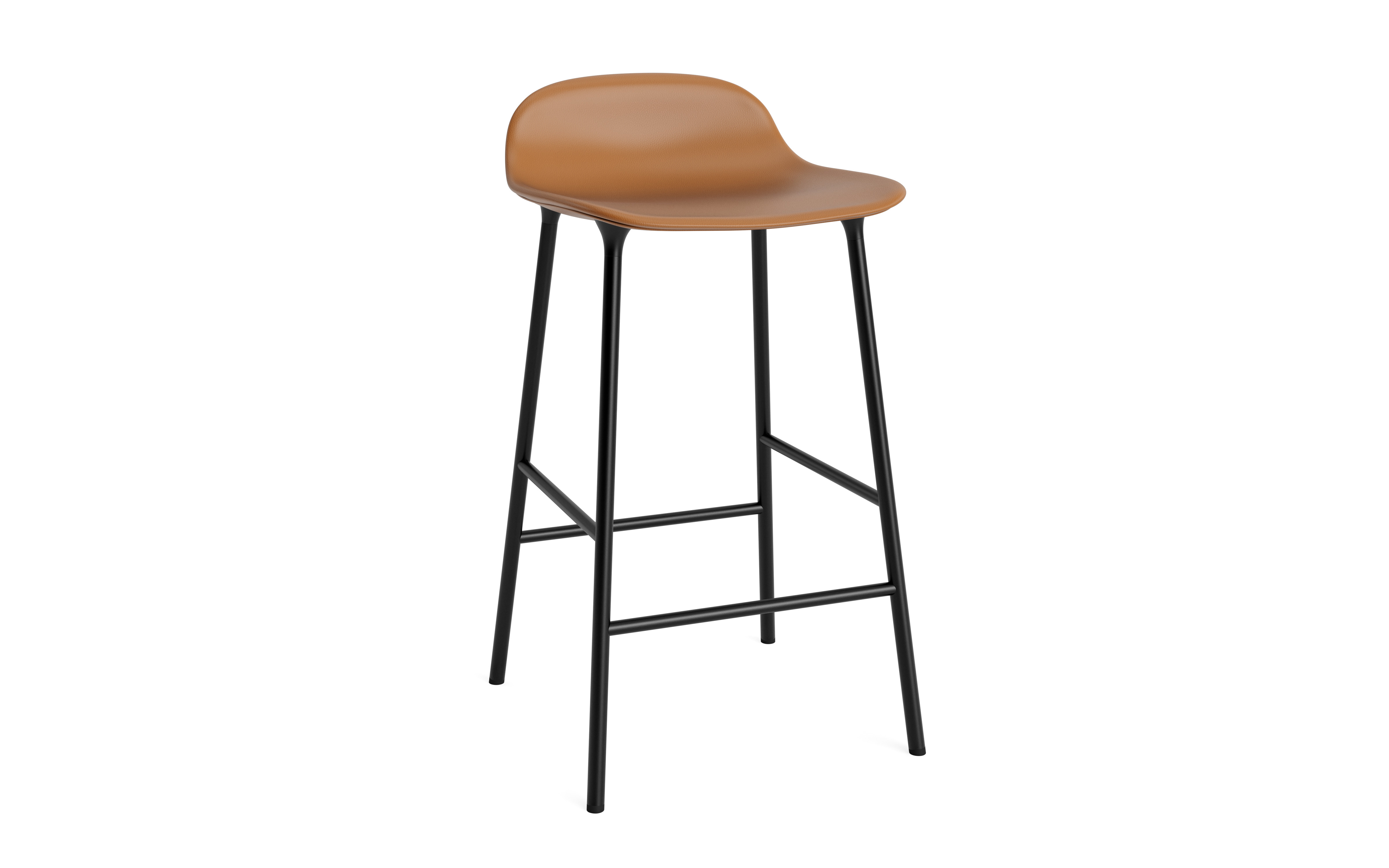 Normann Copenhagen Form 65cm Upholstered Barstool - Steel