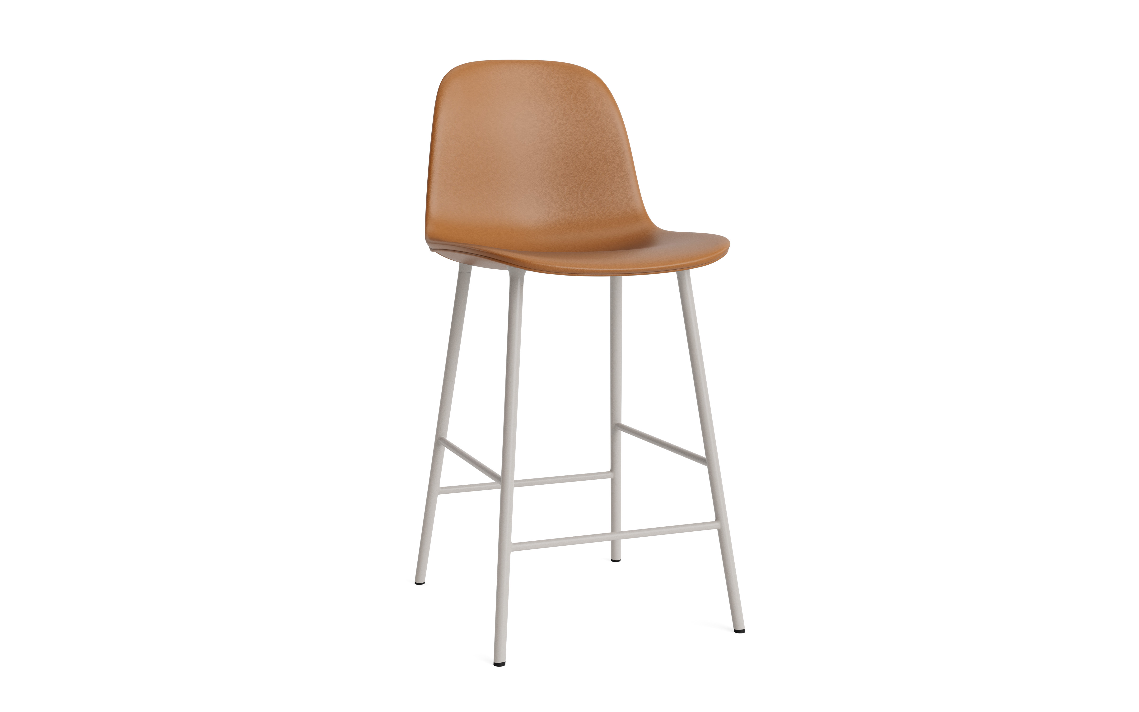 Normann Copenhagen Form 65cm Upholstered Bar Chair - Steel
