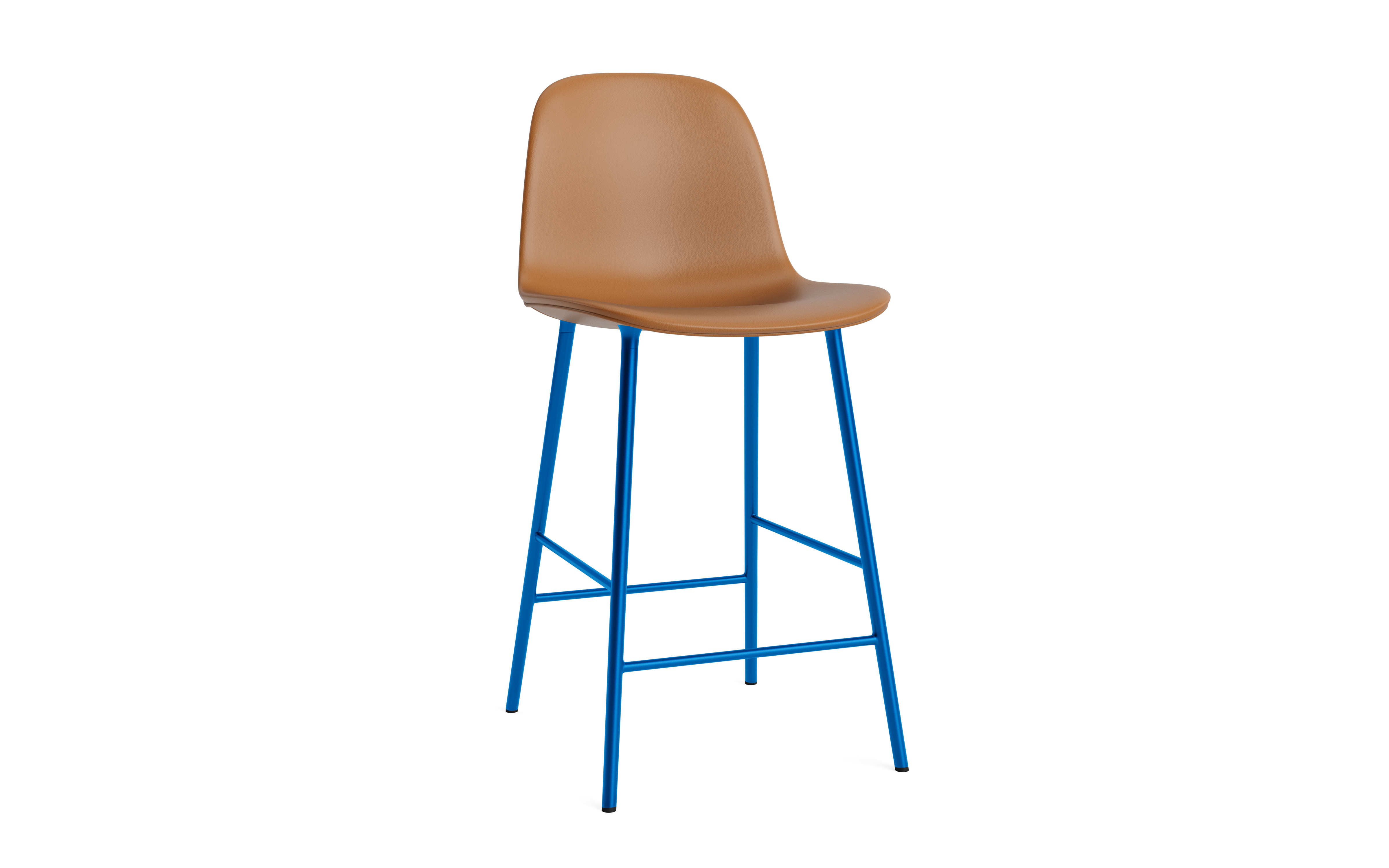Normann Copenhagen Form 65cm Upholstered Bar Chair - Steel