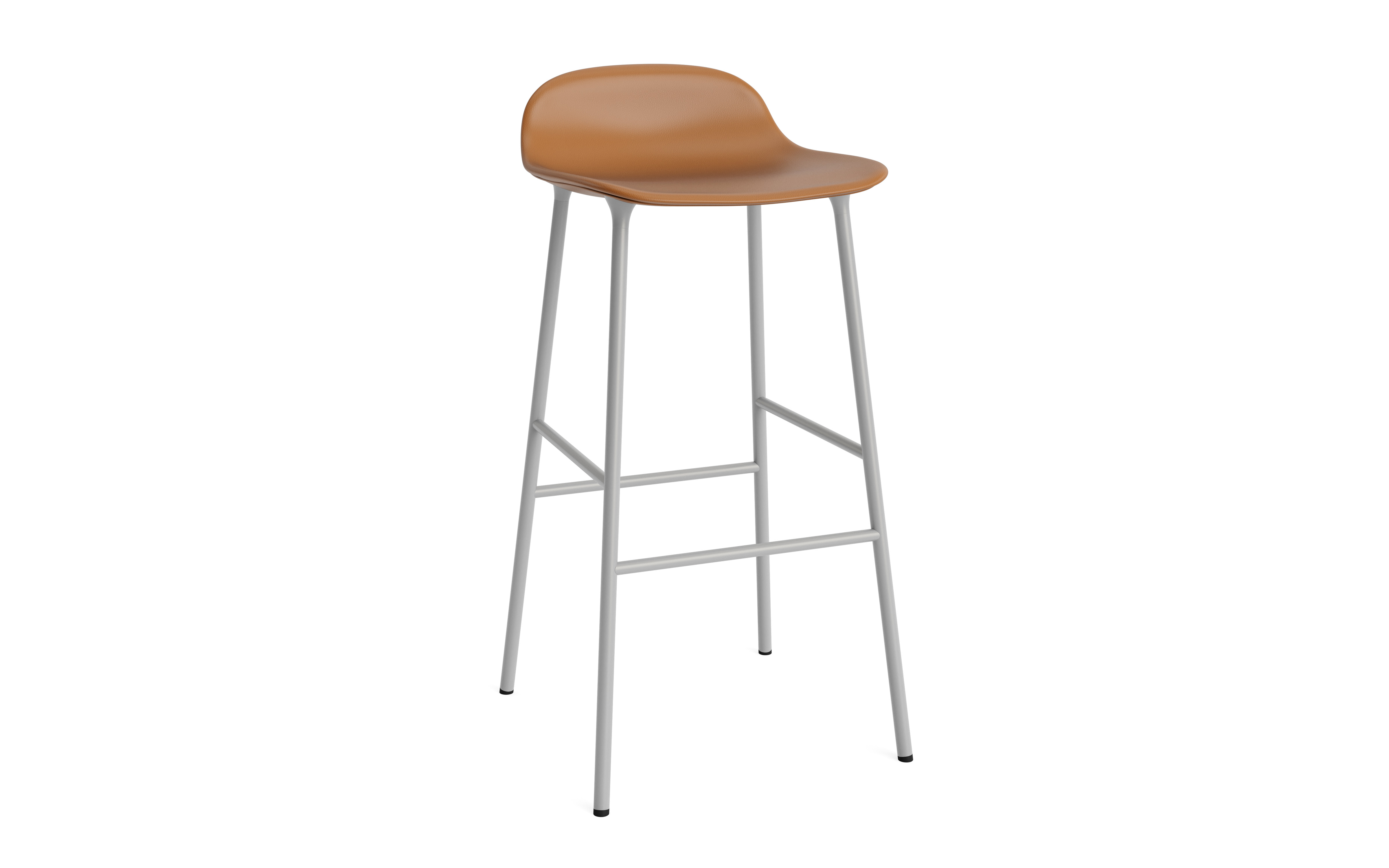 Normann Copenhagen Form 75cm Upholstered Barstool - Steel