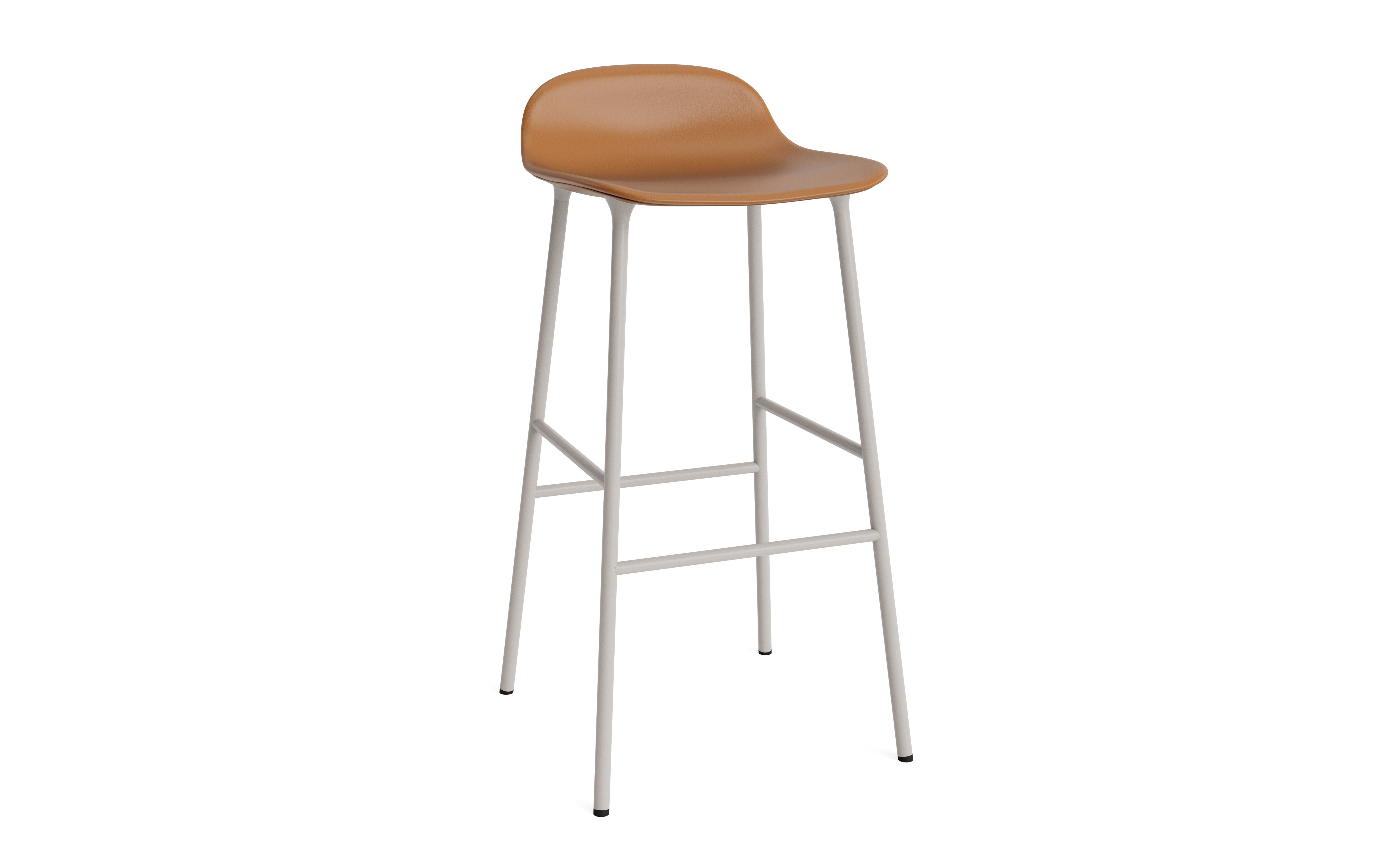 Normann Copenhagen Form 75cm Upholstered Barstool - Steel