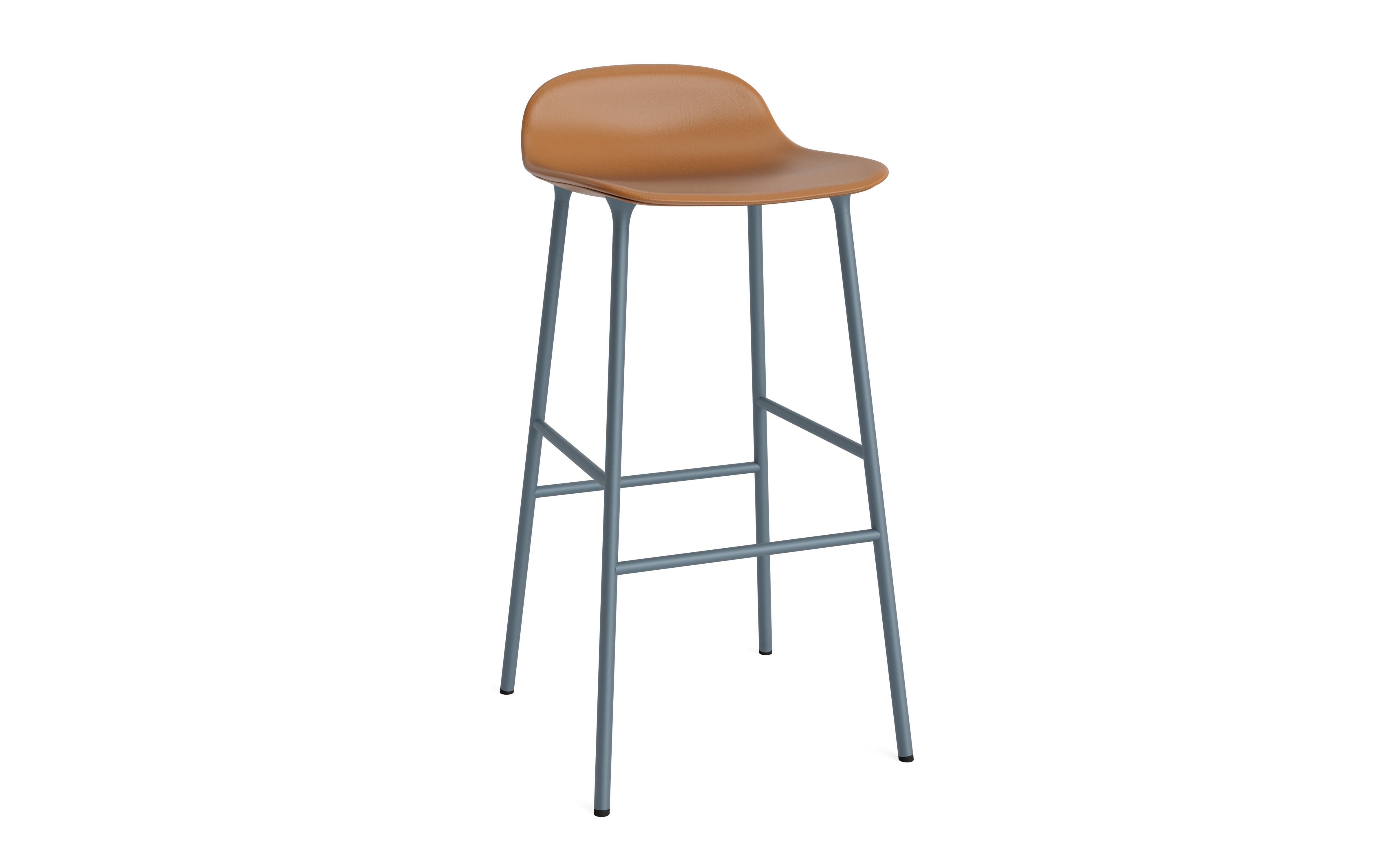 Normann Copenhagen Form 75cm Upholstered Barstool - Steel