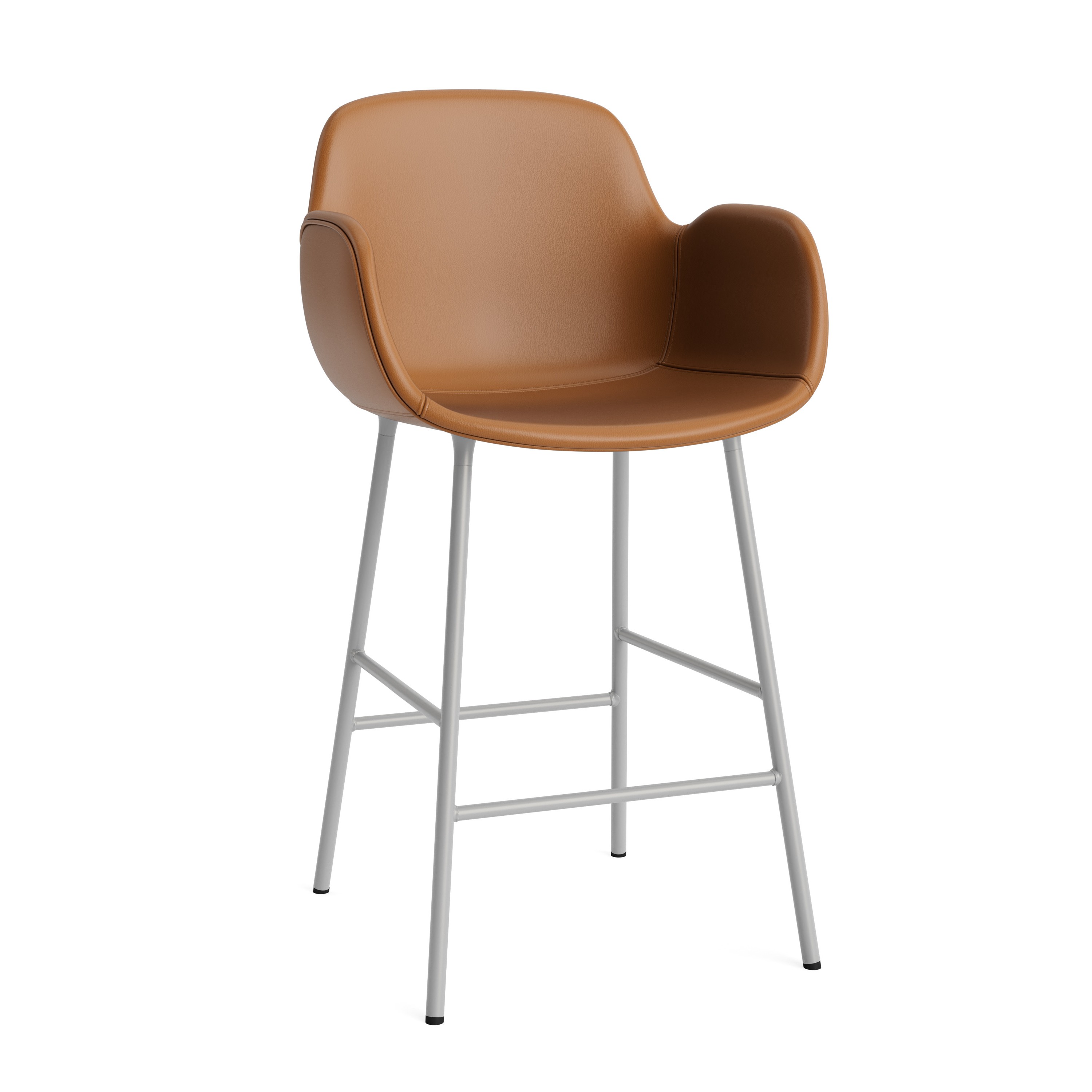 Normann Copenhagen Form Bar 75cm Upholstered Armchair - Steel