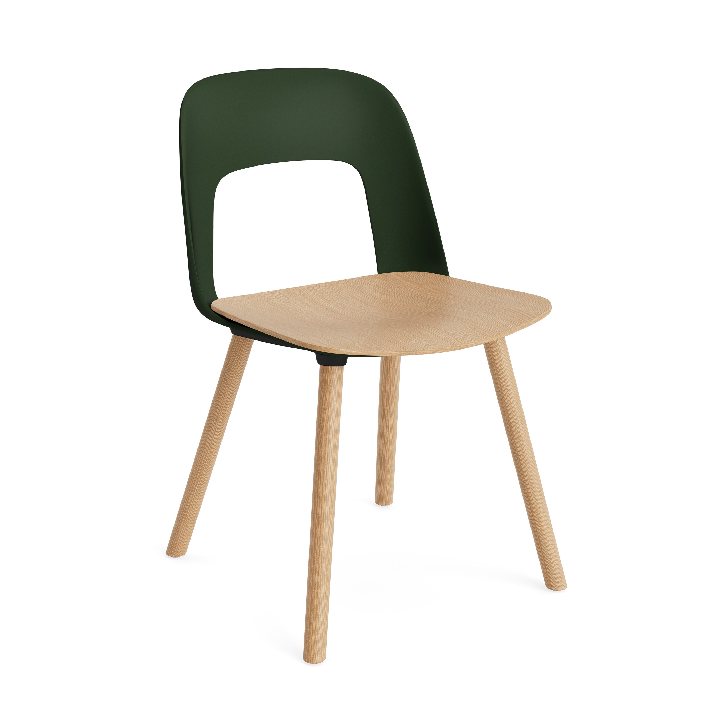 HAY Layout Chair 122 - Oak Veneer Seat and Legs