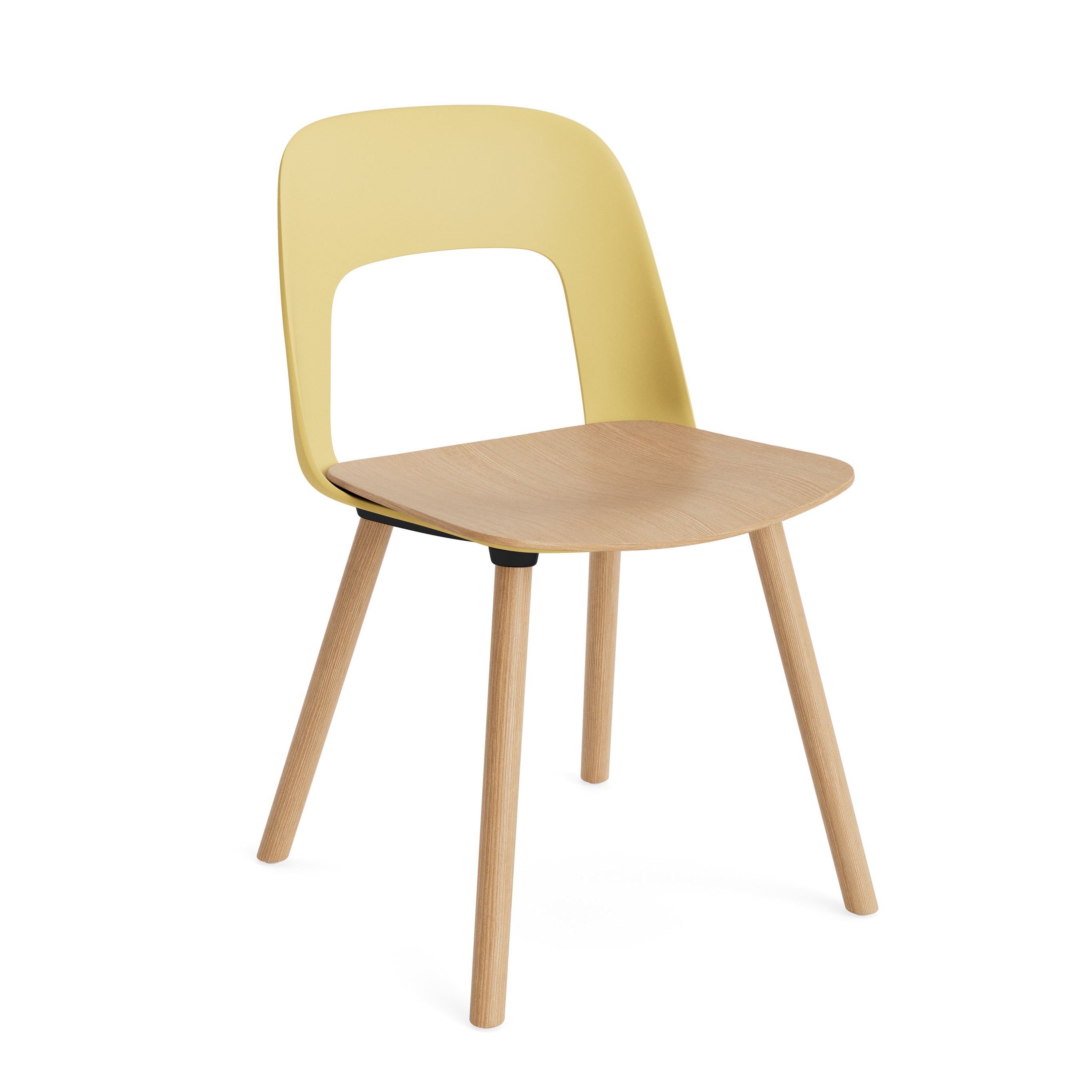 HAY Layout Chair 122 - Oak Veneer Seat and Legs