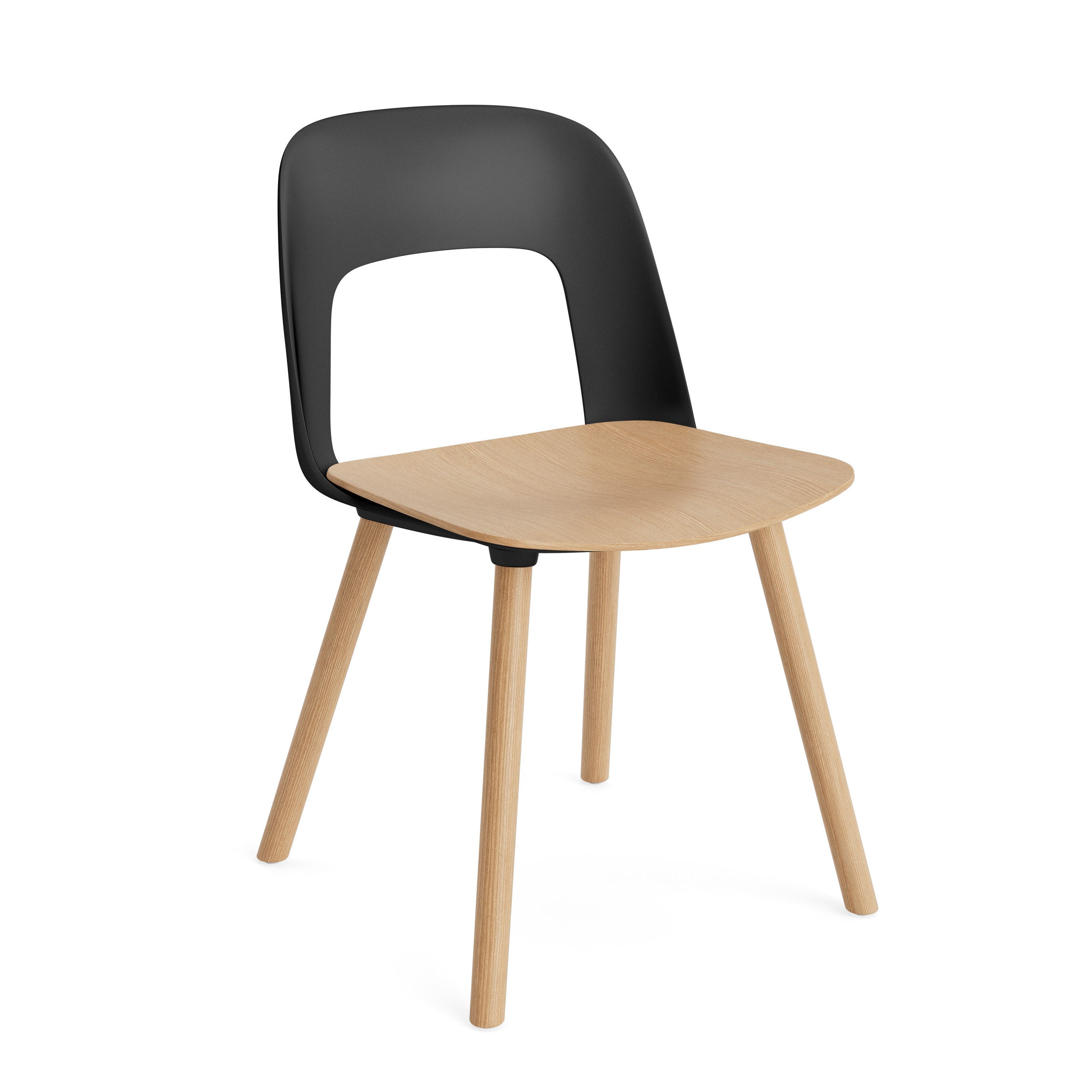 HAY Layout Chair 122 - Oak Veneer Seat and Legs