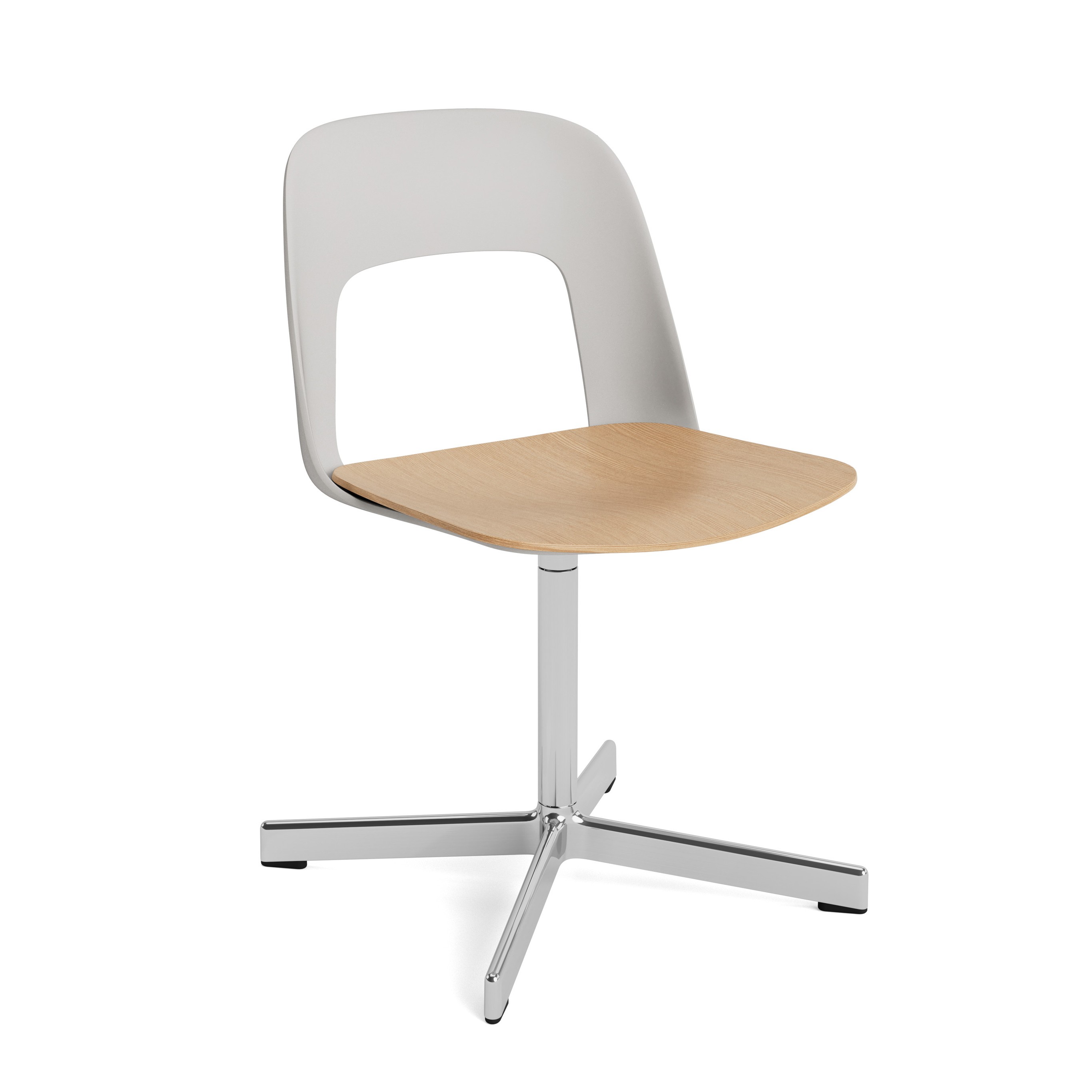 HAY Layout Armchair 132 - Oak Veneer Seat