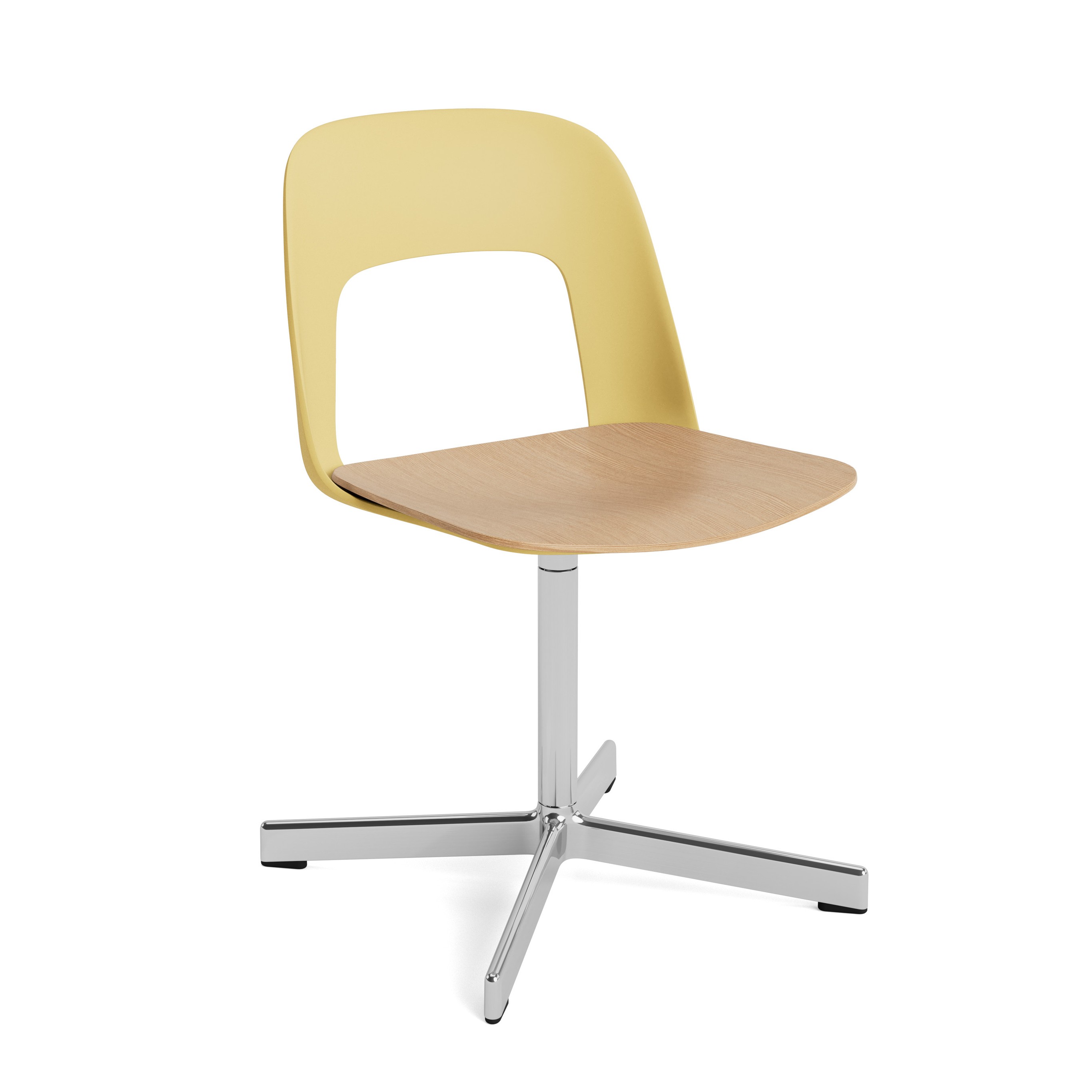 HAY Layout Armchair 132 - Oak Veneer Seat