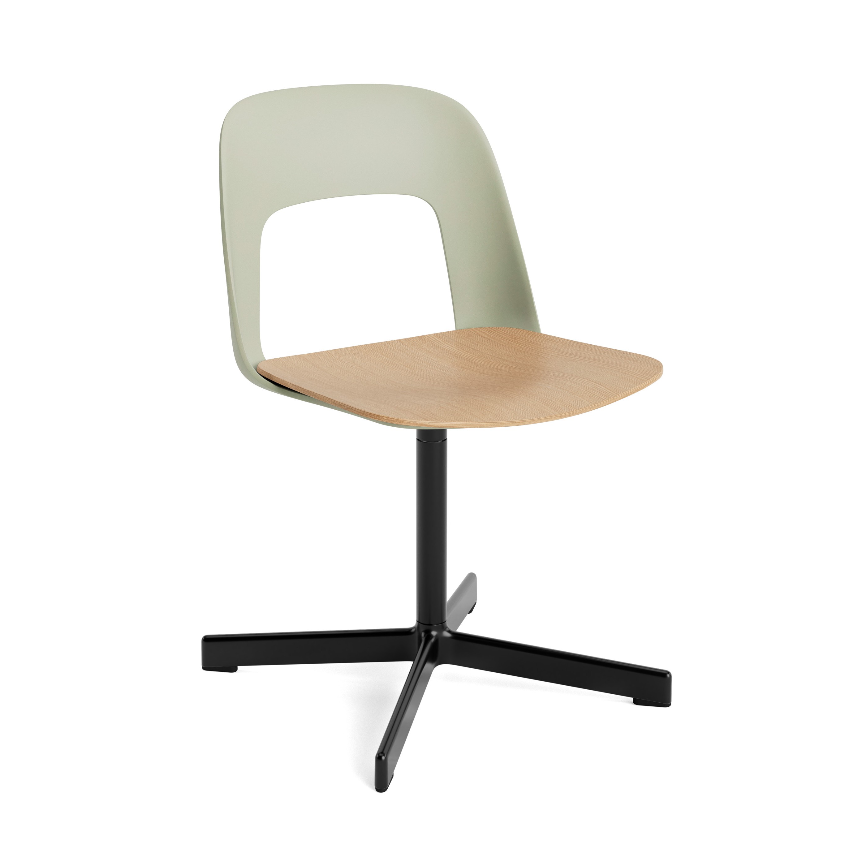 HAY Layout Armchair 132 - Oak Veneer Seat