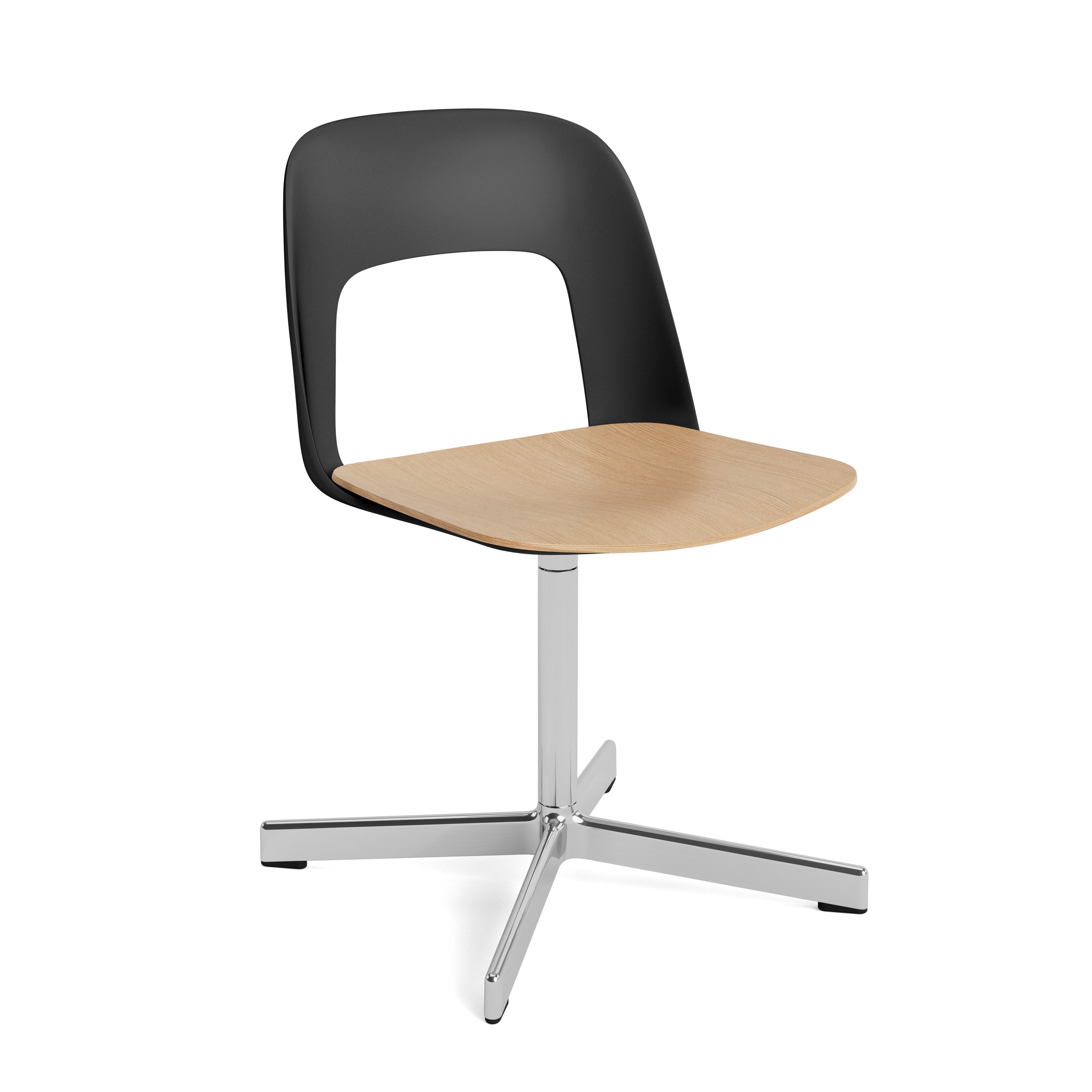 HAY Layout Armchair 132 - Oak Veneer Seat