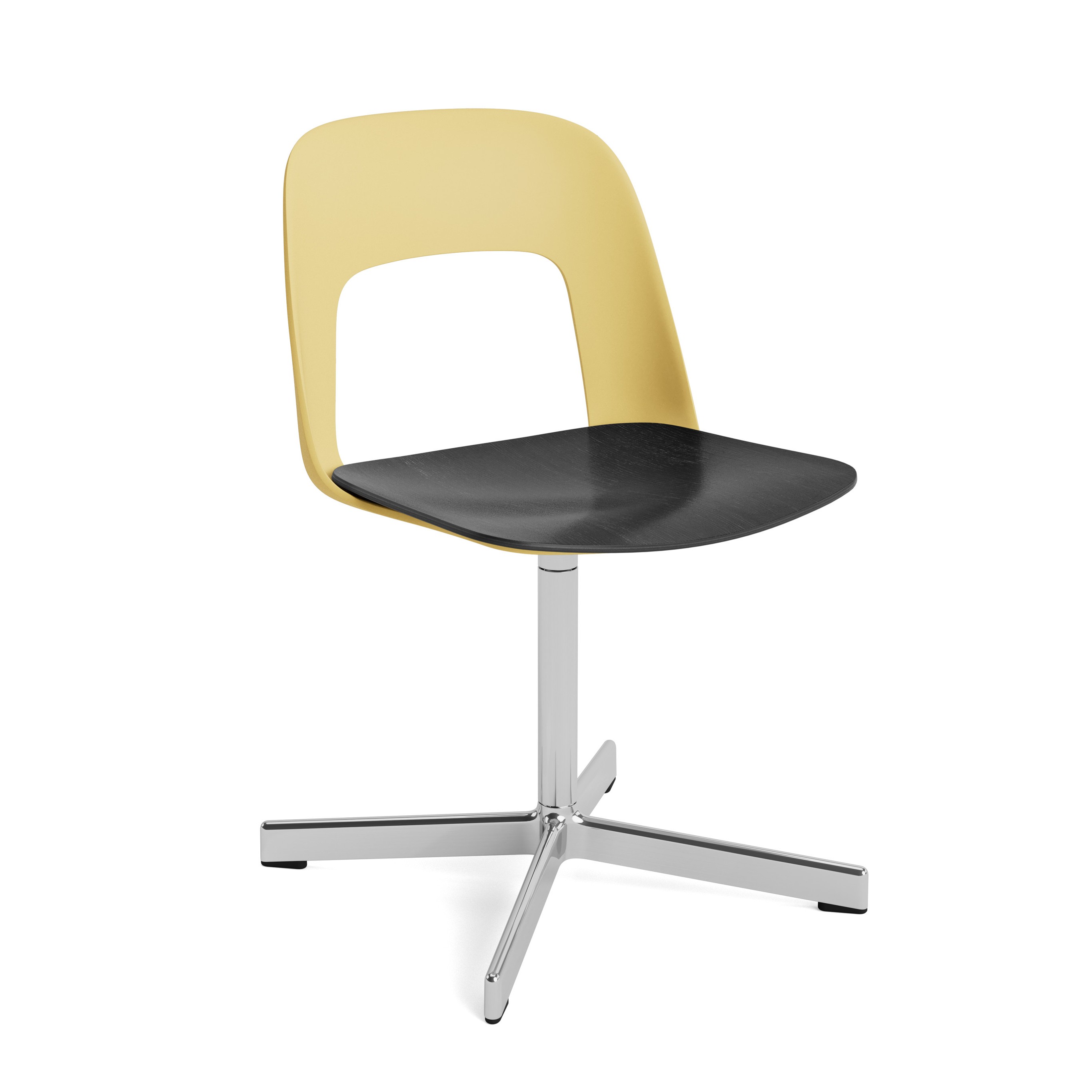 HAY Layout Armchair 132 - Black Oak Veneer Seat