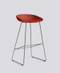 High- Warm Red and Stainless Steel