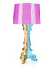 Kartell Bourgie Table Lamp - Multicoloured Fuchsia Angled View