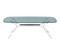 Kartell Blast Coffee Table - Rectangular Smoke Top Chrome Leg