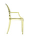 Kartell Louis Ghost Chair - Transparent Straw Yellow Side