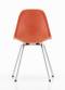 Vitra Eames Fiberglass DSX Chair Red Orange
