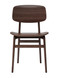 Norr11 NY11 Dining Chair Dark Stained Oak Front View