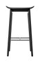 Norr11 NY11 Bar Stool Black Oak - Low