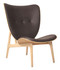 Norr11 Elephant Chair Natural Base Dunes (Vintage) Leather Dark Brown