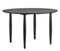 Norr11 Oku Round Dining Table - Black