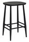 Ercol Originals Counter Stool Black Front Angle View