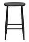 Ercol Originals Counter Stool Black Front View