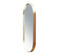 Eno Studio Cruziana Oval Mirror - Front Angle View