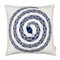 Vitra Graphic Print Pillow - Snake, Ultramarine